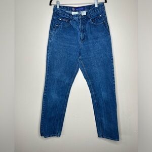 Posted Relaxed Vintage Blue Jeans Mom High Waisted Cowgirl Western Size‎ 12
